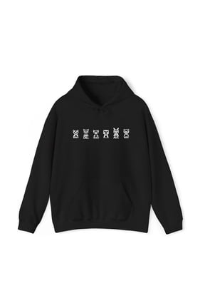 Ready Rangers 2003 Classic Alien Workshop Pendleton Skateboard Hoodie Print - M / Black