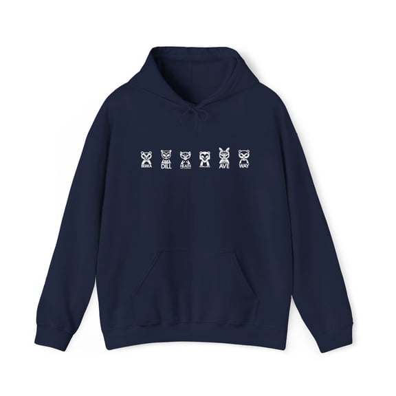 Ready Rangers 2003 Classic Alien Workshop Pendleton Skateboard Hoodie Print - Navy / M