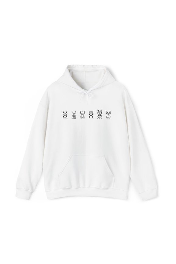 Ready Rangers 2003 Classic Alien Workshop Pendleton Skateboard Hoodie Print - XL / White