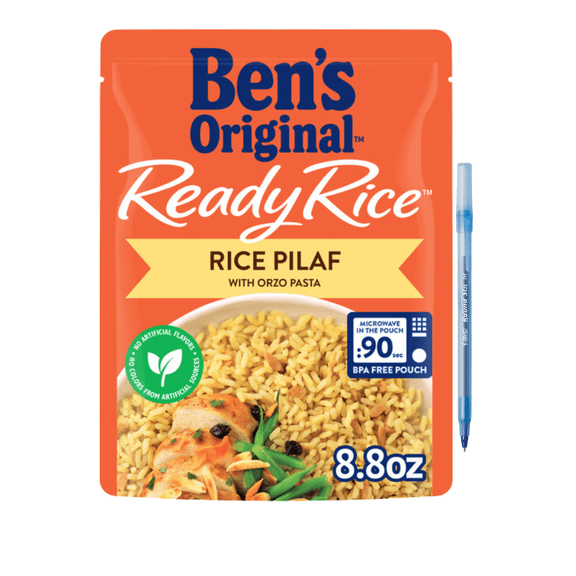 Ready Rice Rice Pilaf Flavored Rice, Easy Dinner Side, 8.8 oz Pouch 8.8 oz