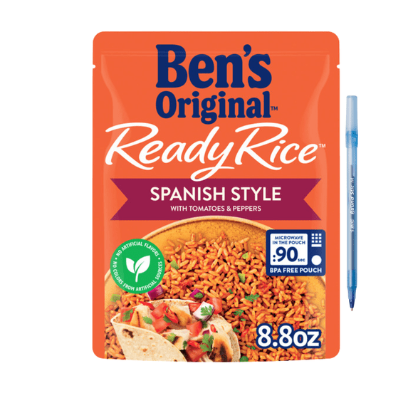 Ready Rice Spanish Style Flavored Rice, Easy Dinner Side, 8.8 oz Pouch 8.8 oz
