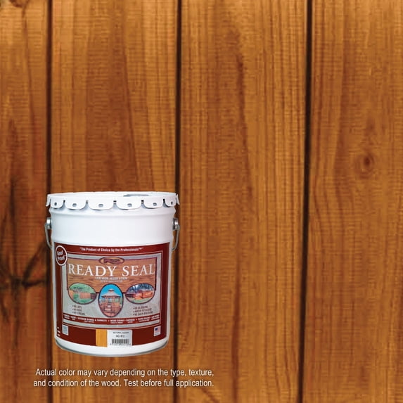 Ready Seal 512 5-Gallon Pail Natural Cedar Exterior Stain and Sealer for Wood