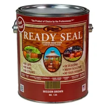 1 gal Ready Seal 370026 Mission Brown Exterior Stain and Sealer For Wood