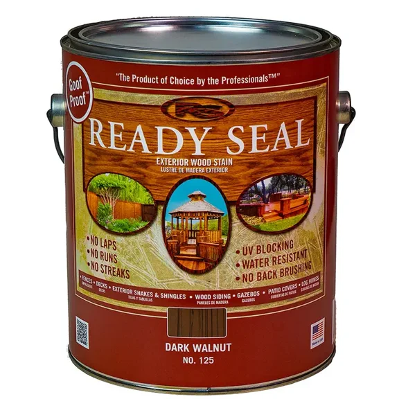 Ready Seal 816078001258 125 1g Stain & Sealer for Wood - Dark Walnut