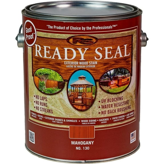 Ready Seal Exterior Stain and Sealer-1 Gallon can (Mahogany 130)