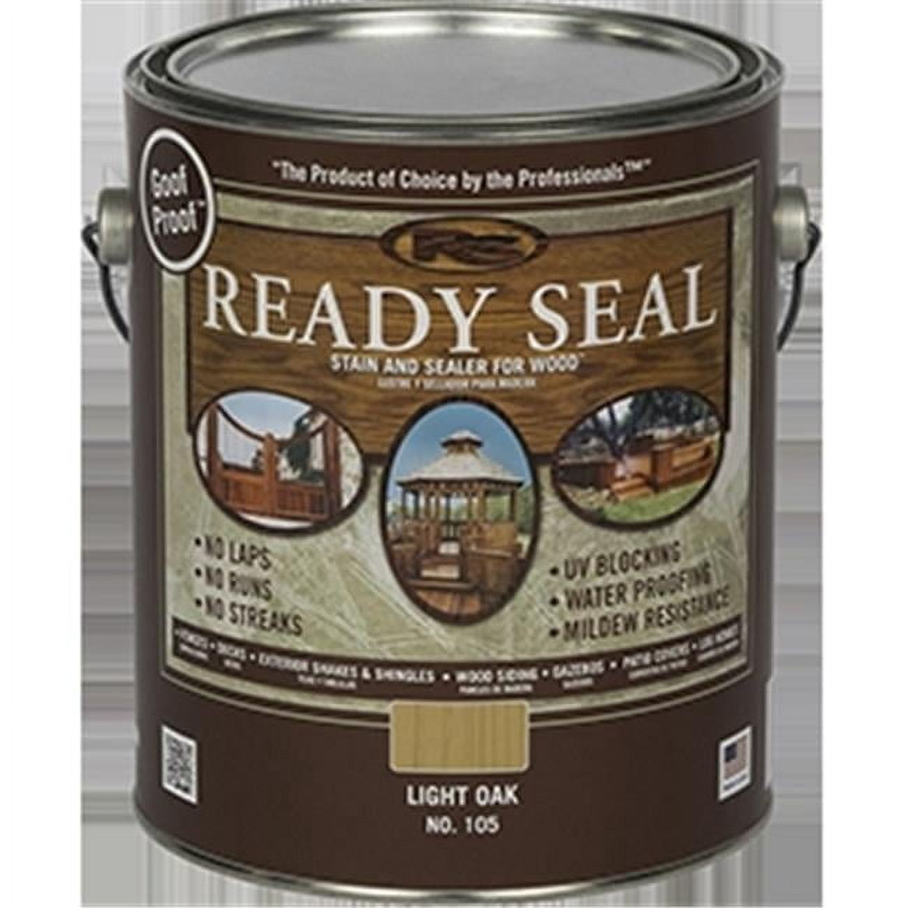Ready Seal Goof Proof Semi-Transparent Flat Natural Oil-Based Penetrating Wood Stain/Sealer 1 gal
