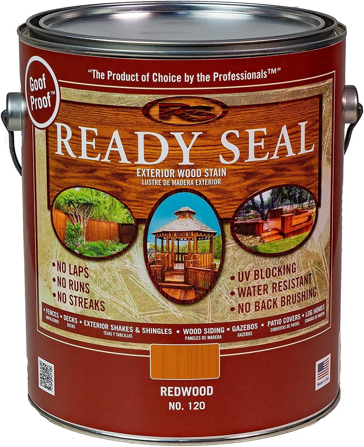 Ready Seal Stain & Sealer for Wood, Outdoor Deck and Fence, 1 Gallon