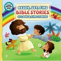 Pre-Owned Ready, Set, Find Bible Stories: 22 Look and Find Stories (Board book) 0310762448 9780310762447