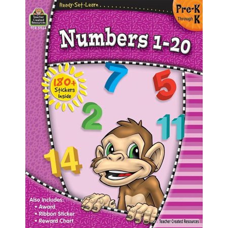 Ready-Set-Learn: Ready-Set-Learn: Numbers 1-20 Prek-K (Paperback)