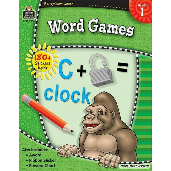 Ready-Set-Learn: Ready-Set-Learn: Word Games Grd 1 (Paperback)