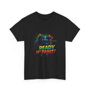 T-shirt Confort Paintball – Édition Limitée – Fabriqué Aux États-Unis – Tailles S à 5XL – Noir