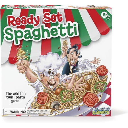 Ready Set Spaghetti Board Game – Kids Games, Family Game, Multi-Player, Board Games for Family Night, Preschool Toys, Hand-Eye-Coordination Game, Ages 6+