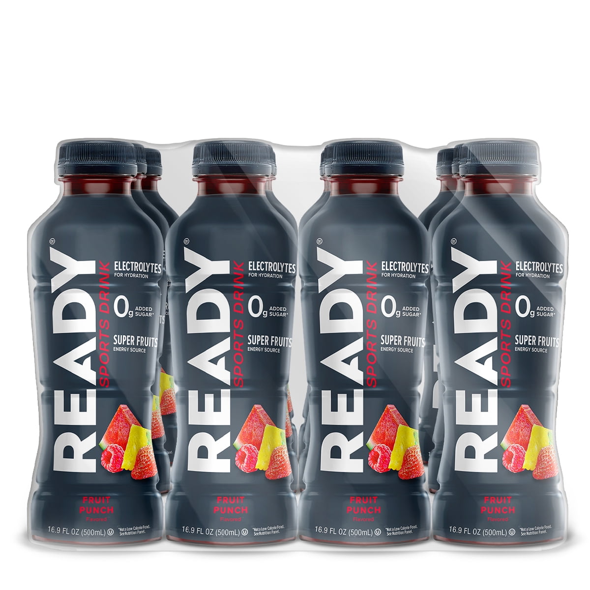 Ready Sports Drink Fruit Punch 16.9 oz, 12 count