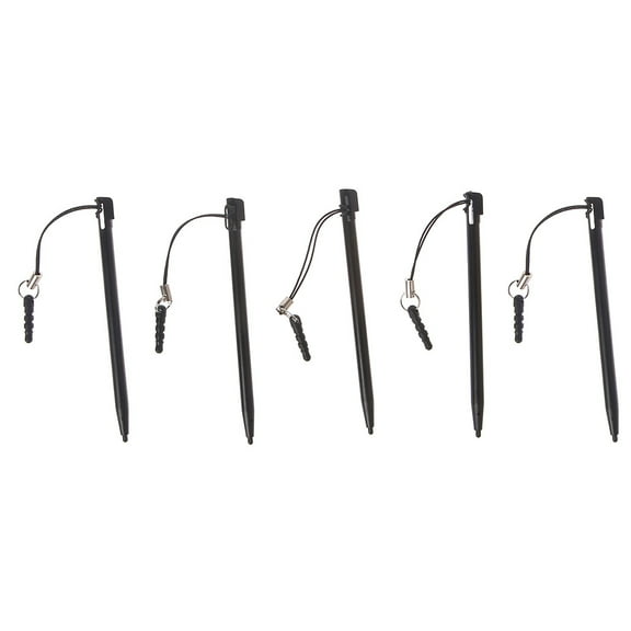 Professional Portable Resistive for Touch Screen Stylus Hard Tip Pen With Dust Plug Rope For POS PDA MP5