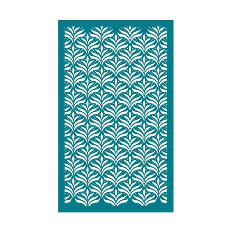 DIY Silk Screen Stencil - Self-Adhesive Mesh Transfer For T-Shirts, Tote Bags & Crafts (Blue, 11cm X 8.5cm)