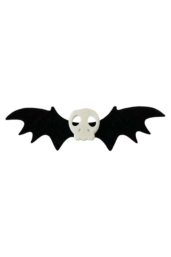 Halloween Bat Hair Clips for Creative Angel Skull Hairpins Gothic Duckbill Side