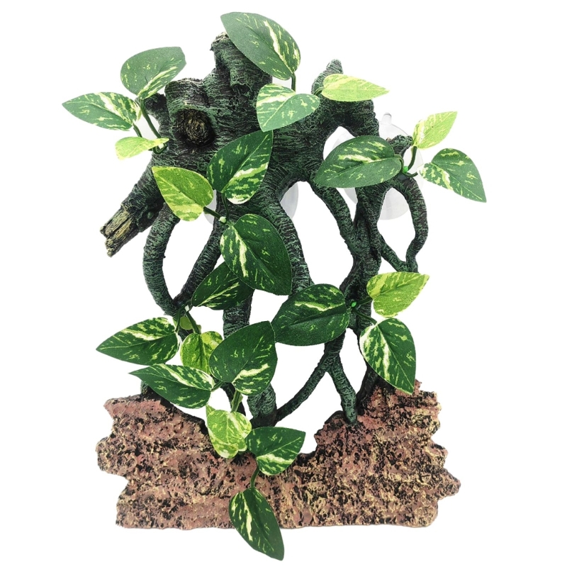 【Ready Stock】 Terrarium Plant for Snake Artificial Climbing Branch Reptiles Corner Tree Plant