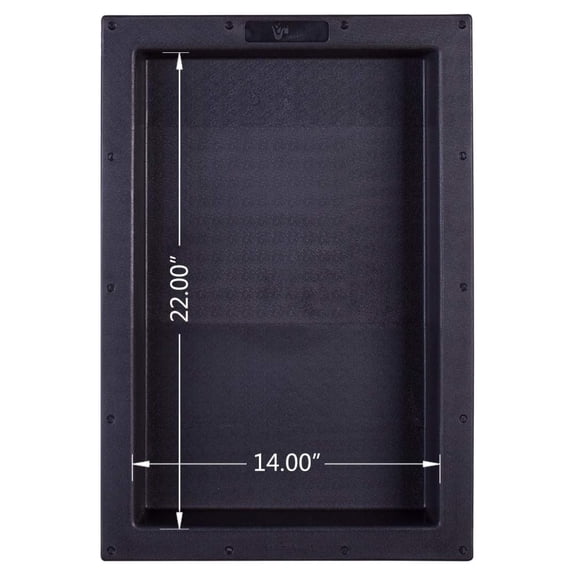 Ready Tile Shower Niche Shelf 17X25 Single Shelf and Built In Shower Shelf Insert for Bathroom Niche Storage, Water and Leak Proof Large Wall Niche Insert