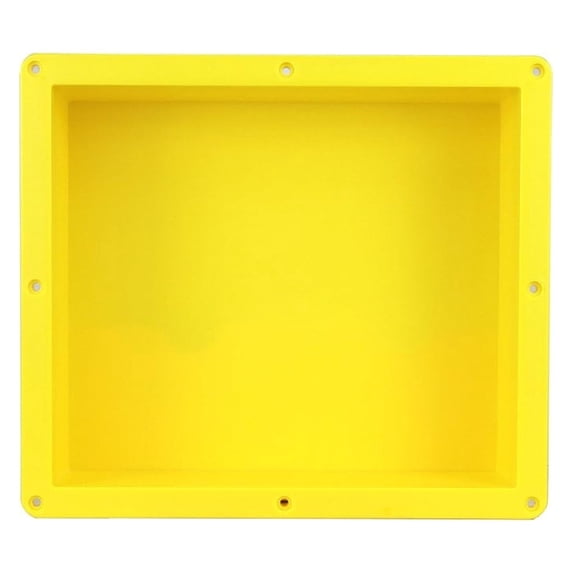 Ready For Tile Waterproof Leak Proof 16" x 14" Bathroom Recessed Shower Niche - Single Bathroom Shelf Organizer Storage For Shampoo & Toiletry Storage STR-1614 - Flush Mount Installation
