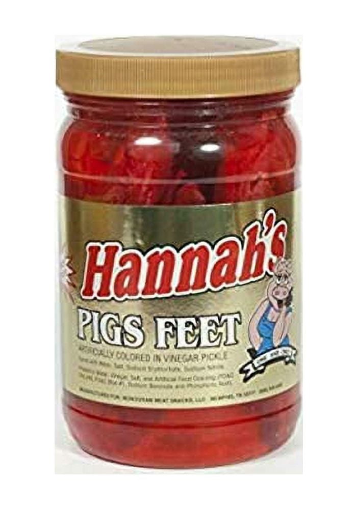 Ready To Eat ZS23 Pickled Pigs Feet 16 oz. Jar