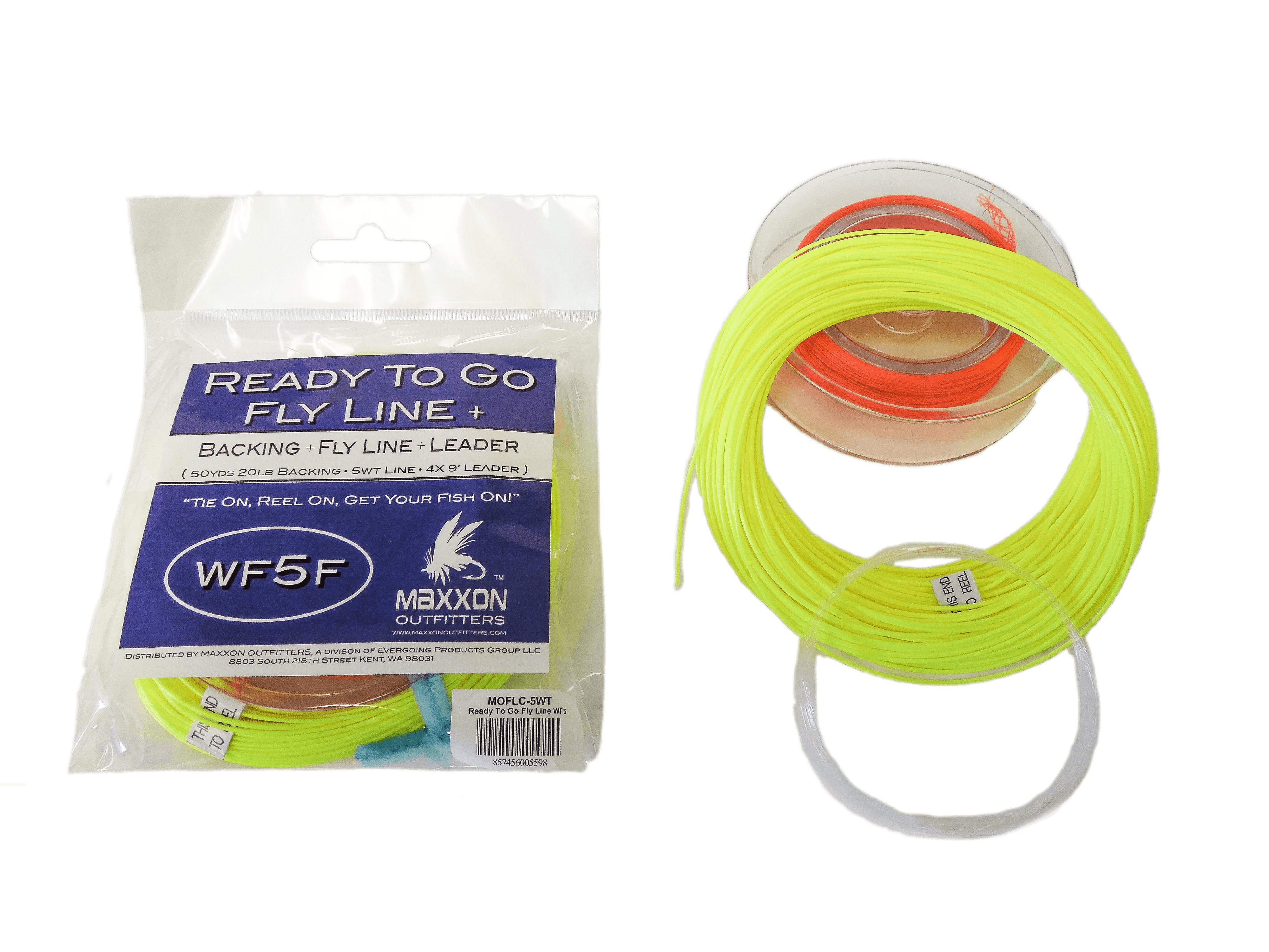 Ready To Go Fly Line Plus #4WT, Floating Flyline, 50yards 20# Backing, 9ft  Clear, 5x Leader - Walmart.com