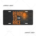 Ready To Race License Plate Cover Vanity Tag Bitumen rative Car Front