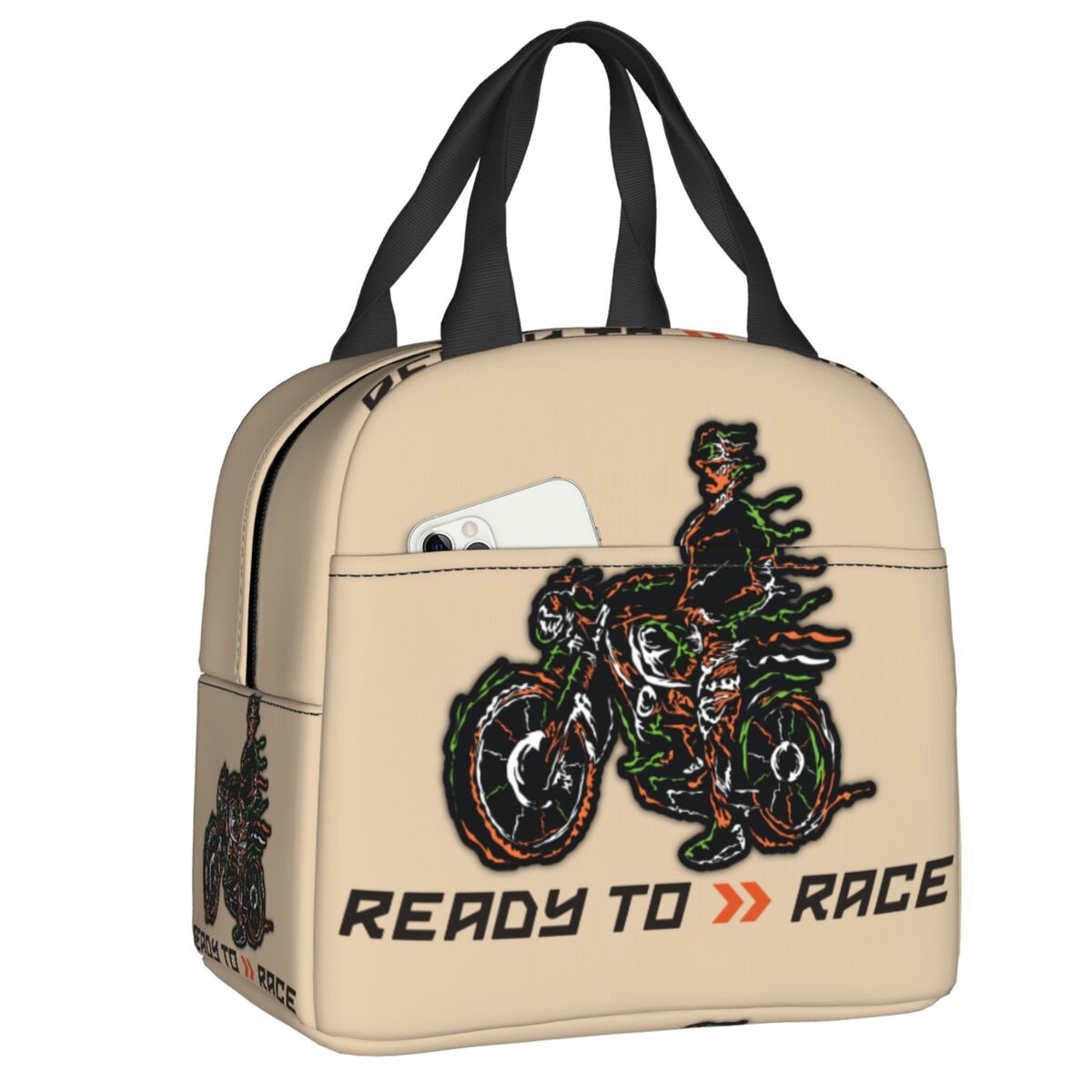 Ready To Race Lunch Box Waterproof Warm Cooler Thermal Food Insulated ...