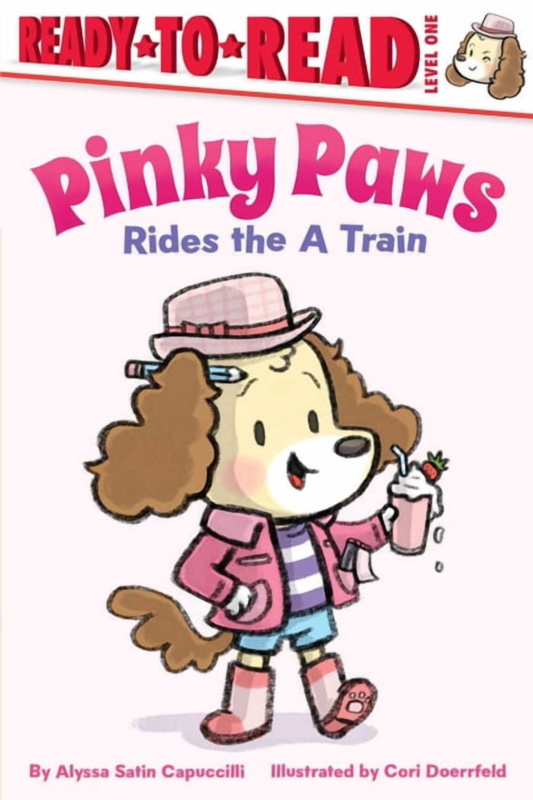 Ready-To-Read Pinky Paws Rides the a Train: Ready-To-Read Level 1, (Paperback)