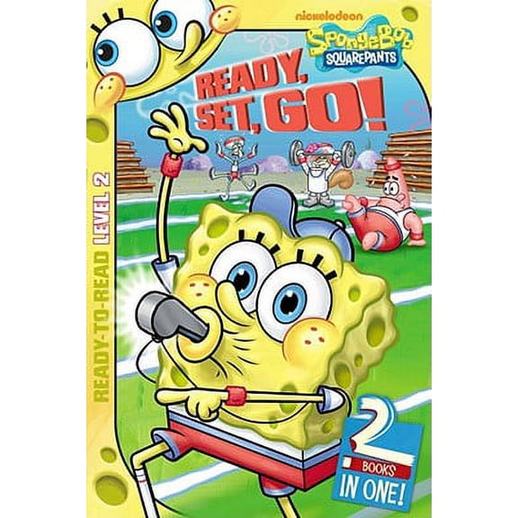 Pre-Owned Ready-To-Read Spongebob Squarepants - Level 2 (Paperback): Ready, Set, Go! : Camp Spongebob; The Big Win (Paperback)