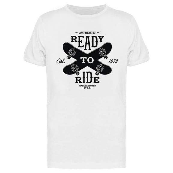 Ready To Ride T-Shirt Men -Image by Shutterstock, Male Large