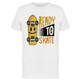 thumbnail image 1 of Ready To Skate Design T-Shirt Men -Image by Shutterstock, Male Large, 1 of 2