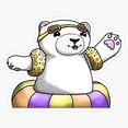 thumbnail image 1 of Ready To Swim Pool Workout Routine Daily Motivation Sticker, 1 of 4