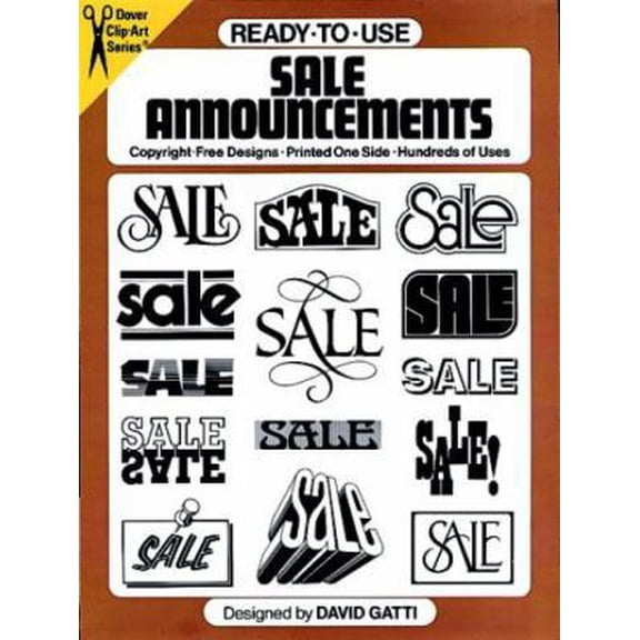 Pre-Owned Ready-To-Use Sale Announcements (Paperback) 0486240126 9780486240121