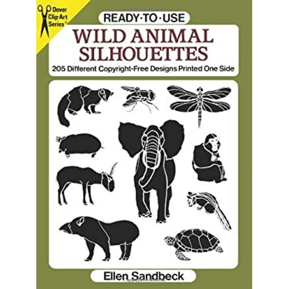 Pre-Owned Ready-to-Use Wild Animal Silhouettes (Paperback) 9780486273846