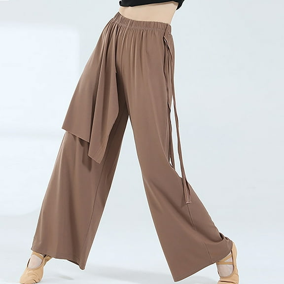 GaThRRgYP Womens Bell Bottom Jeans,Fashion Womens Casual Solid Color Elastic Loose Pants Straight Wide Leg Trousers Pants