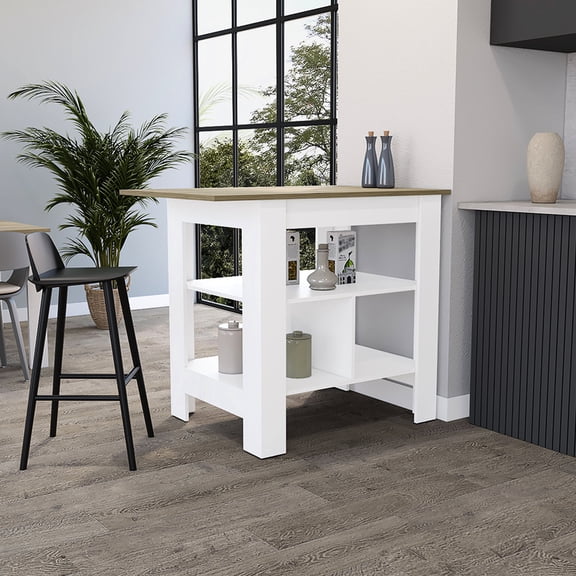 Ready - to - Assemble Kitchen Unit - Provides Space for Meal Prepping