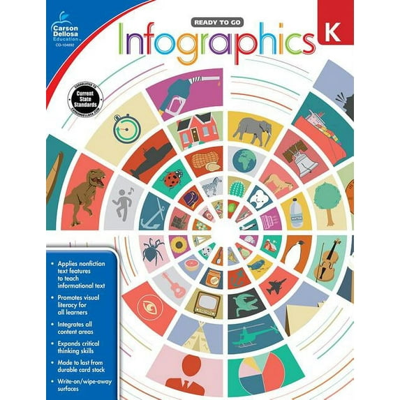 Ready to Go: Infographics, Grade K (Paperback)