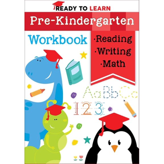Pre-Owned Ready to Learn: Pre-Kindergarten Workbook: Counting, Shapes, Letter Practice, Letter Tracing, and More! (Paperback) 1645173348 9781645173342
