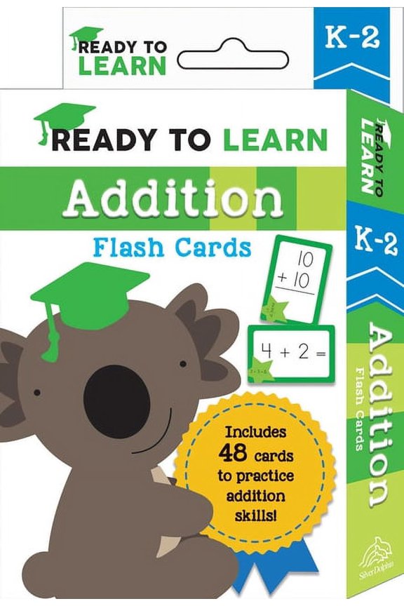 Ready to Learn: K-2 Addition Flash Cards : Includes 48 Cards to Practice Addition Skills! (Cards)