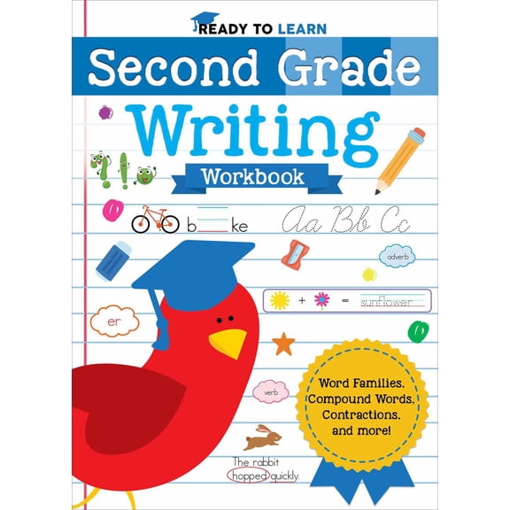 Ready to Learn: Second Grade Writing Workbook: Word Families, Compound Words, Contractions, and More! (Paperback)