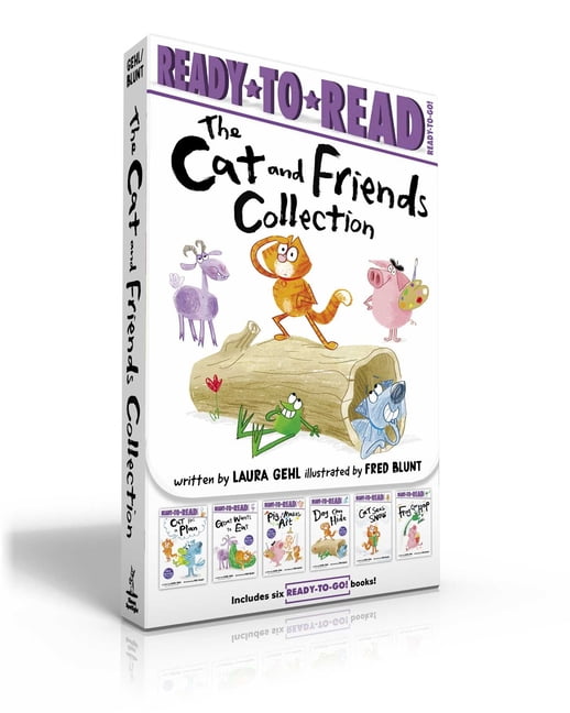 Ready-to-Read: The Cat and Friends Collection (Boxed Set) : Cat Has a Plan; Goat Wants to Eat; Pig Makes Art; Dog Can Hide; Cat Sees Snow; Frog Can Hop (Paperback)