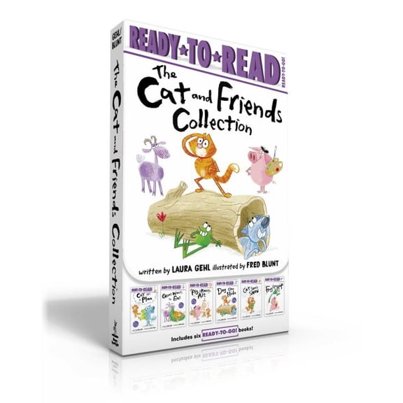 Pre-Owned Ready-to-Read: The Cat and Friends Collection (Boxed Set) : Cat Has a Plan; Goat Wants to Eat; Pig Makes Art; Dog Can Hide; Cat Sees Snow; Frog Can Hop (Paperback)
