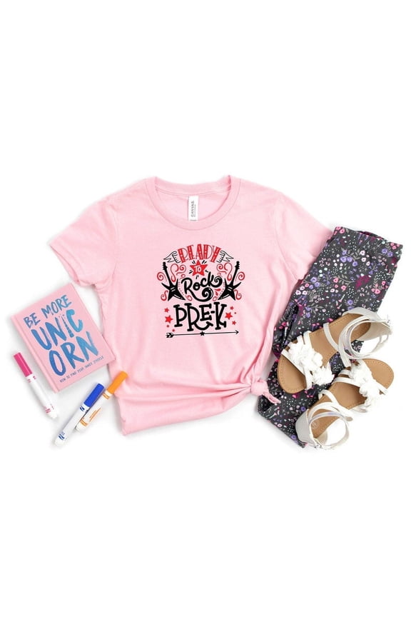 Ready to Rock Pre-K T-Shirt, Pre-K Squad Back to School Shirt, Musical Pre-K Teacher Shirt, Kids School Shirt