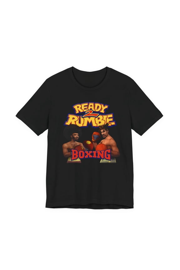 Ready to Rumble Boxing Dreamcast N64 PS1 Cover Unisex Jersey Short Sleeve Tee