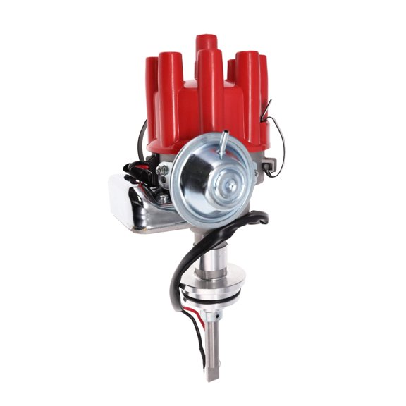 TSP Ready to Run Female Distributor for Chrysler Small Block 318 360 V8 Red