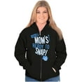 thumbnail image 1 of Ready to Snap Motherhood Humor Funny Womens Plus Size Graphic Zipper Hoodie Brisco Brands 2X, 1 of 5