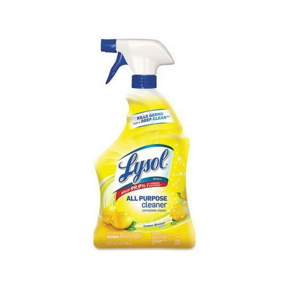 Ready-to-Use All-Purpose Cleaner Lemon Breeze, 32 oz Spray Bottle, 12/Carton