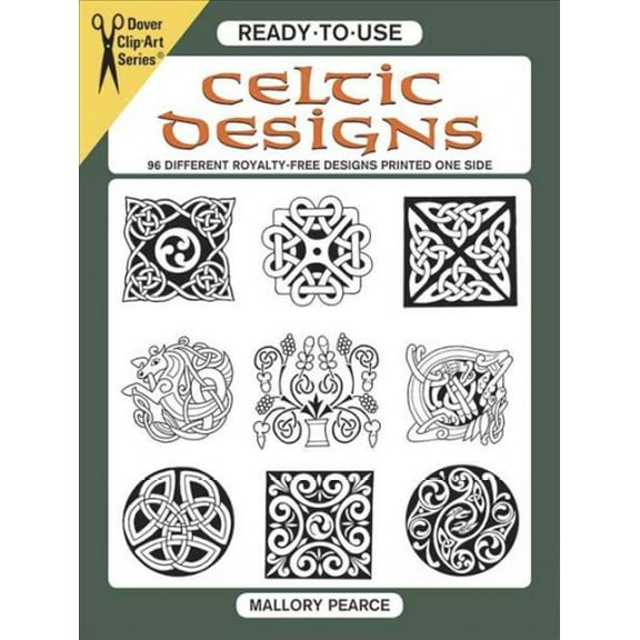 Pre-Owned Ready-to-Use Celtic Designs: 96 Different Royalty-Free Designs Printed One Side (Dover Clip Art Ready-to-Use) Paperback