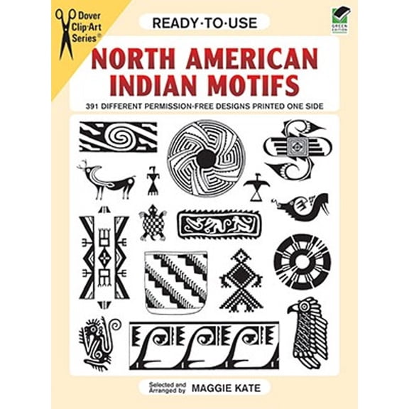 Pre-Owned Ready-to-Use North American Indian Motifs: 391 Different Permission-Free Designs Printed One Side (Dover Clip Art Ready-to-Use), 9780486292625, 0486292622, Paperback,