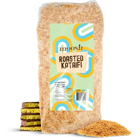Ready-to-Use Toasted Kataifi Shredded Fillo Dough  1 lb  Crispy Pastry for Dubai Chocolate